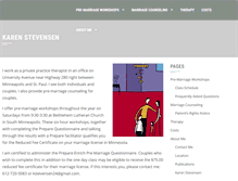 Tablet Screenshot of karenstevensen.com
